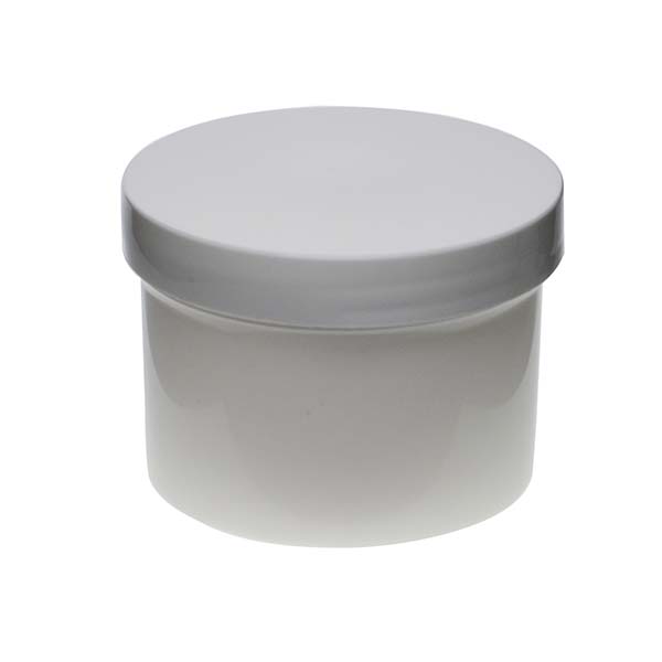 8OZ WHITE PP SINGLE WALL JAR ROUND BASE WITH 89MM NECK DIAMETER-detail image