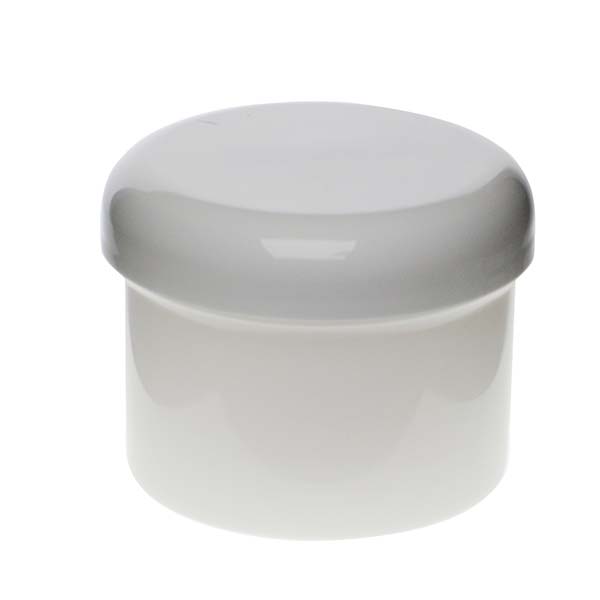 8OZ WHITE PP SINGLE WALL JAR ROUND BASE WITH 89MM NECK DIAMETER-detail image