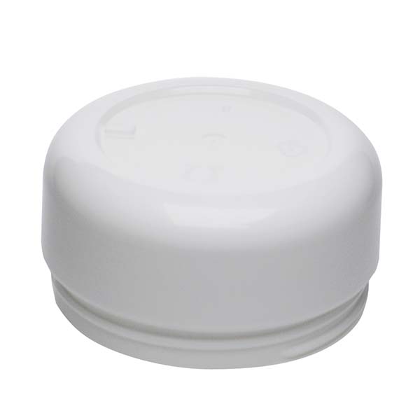  2OZ WHITE PP/PP ROUND BASE DOUBLE WALL JAR ROUND WITH 70MM NECK DIAMETER-detail image