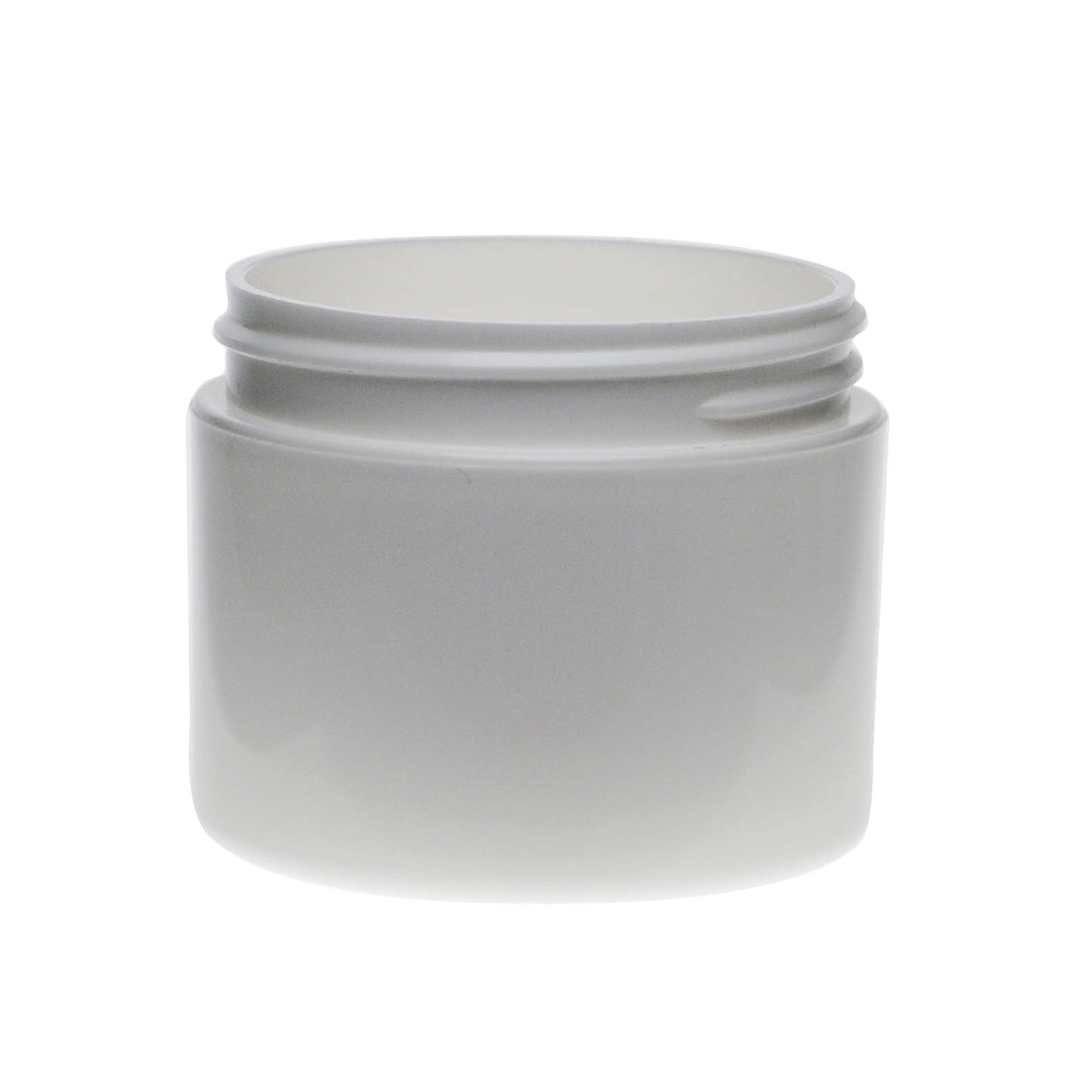  2OZ WHITE PP/PP DOUBLE WALL STRAIGHT BASE WITH 58MM NECK DIAMETER
