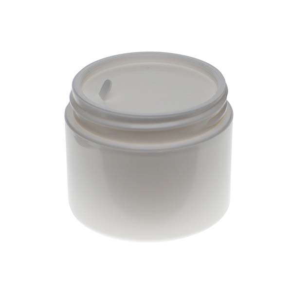  2OZ WHITE PP/PP DOUBLE WALL STRAIGHT BASE WITH 58MM NECK DIAMETER-detail image