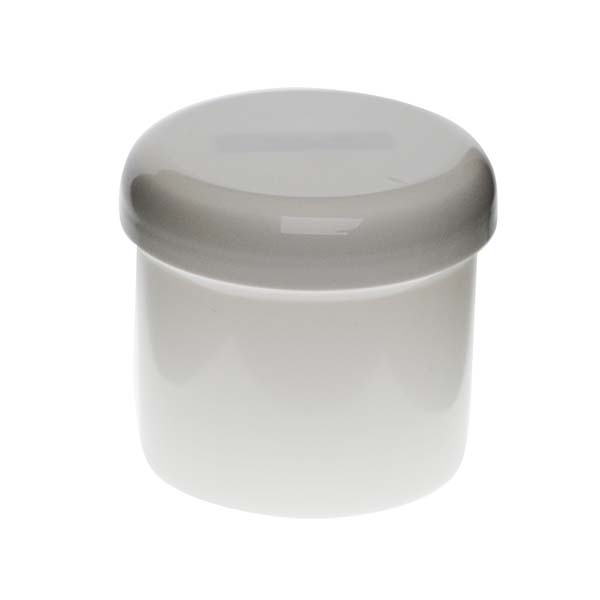 12OZ WHITE PP SINGLE WALL JAR ROUND BASE WITH 89MM NECK DIAMETER-detail image