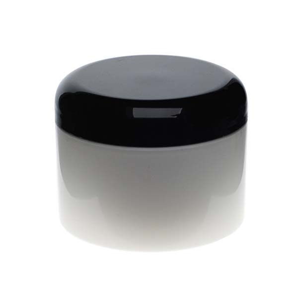8OZ WHITE PP/PP DOUBLE WALL JAR STRAIGHT BASE WITH 89MM NECK DIAMETER-detail image