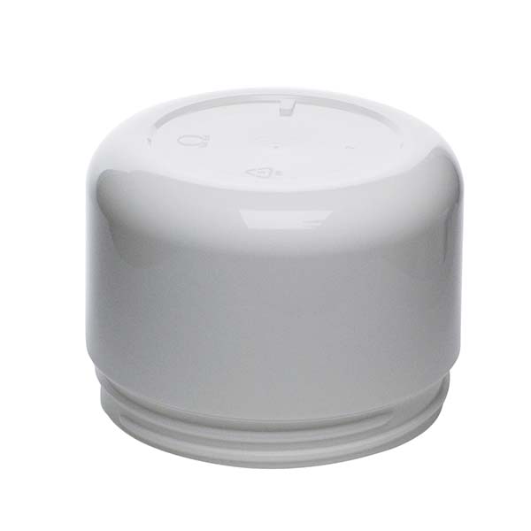8OZ WHITE PP/PP ROUND BASE DOUBLE WALL JAR ROUND WITH 89MM NECK DIAMETER-detail image