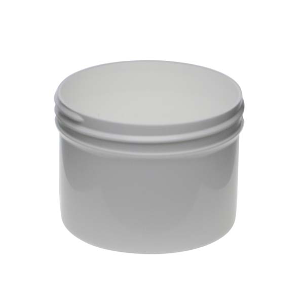 8OZ WHITE PP SINGLE WALL JAR ROUND BASE WITH 89MM NECK DIAMETER-detail image
