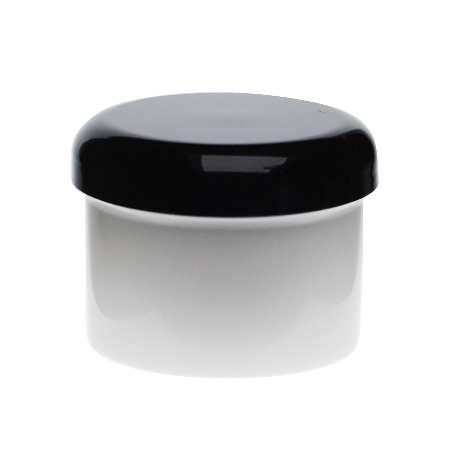 8OZ WHITE PP SINGLE WALL JAR ROUND BASE WITH 89MM NECK DIAMETER-detail image