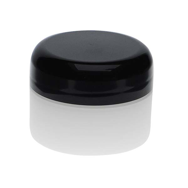0.5OZ FROSTED PP/PP STRAIGHT BASE DOUBLE WALL JAR ROUND WITH 48MM NECK DIAMETER-detail image