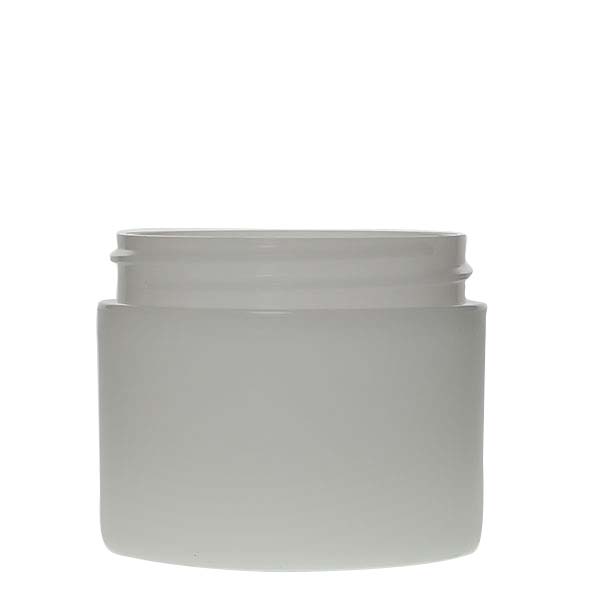 2OZ FROSTED PP/PP STRAIGHT BASE DOUBLE WALL JAR ROUND WITH 58MM NECK DIAMETER