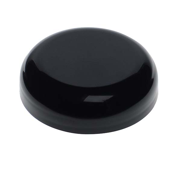  58-400 BLACK SMOOTH SIDE / SMOOTH TOP PP DOME STYLE