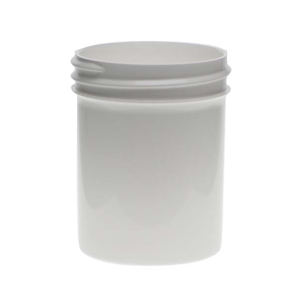 2OZ WHITE PP SINGLE WALL ROUND BASE ROUND  WITH 48-MM NECK FINISH