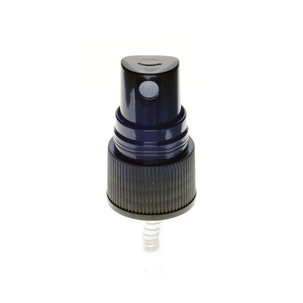 20-410 BLACK RIB SIDE FINE MIST SPRAYER CLEAR DUST COVER 0.15CC OUTPUT - 10" DIP TUBE-detail image