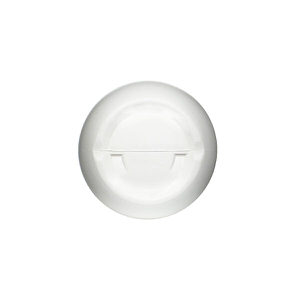 12OZ WHITE BOSTON ROUND HDPE PLASTIC BOTTLE - 24-410 NECK-detail image