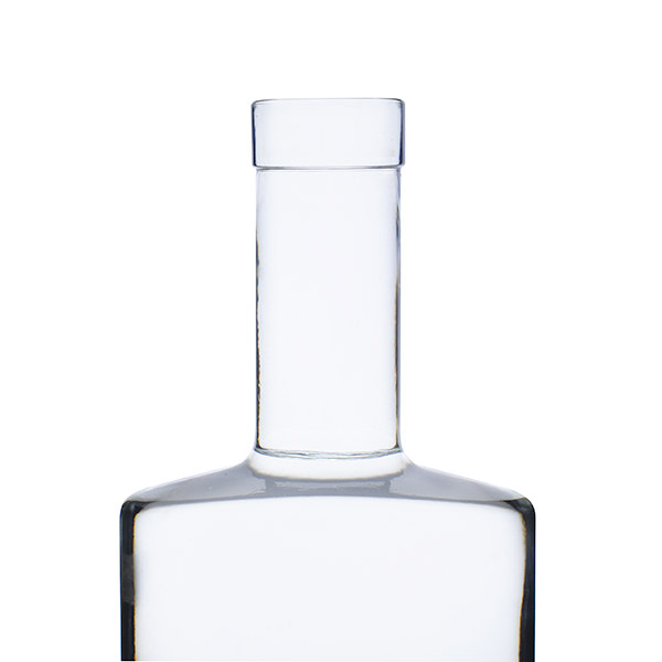 750ML FLINT ST. LOUIS SPIRITS BAR TOP OVAL GLASS WITH 21.5MM NECK-detail image