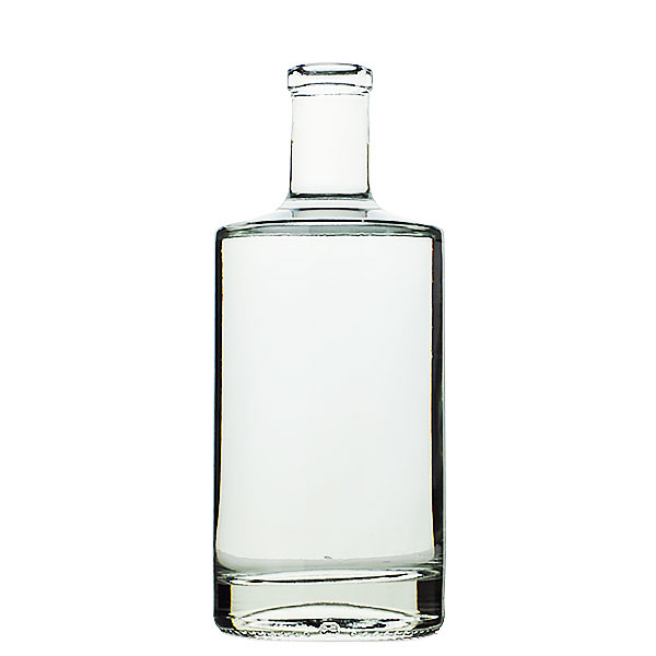 750ML FLINT GLASS JERSEY BAR TOP ROUND - 21.5MM NECK