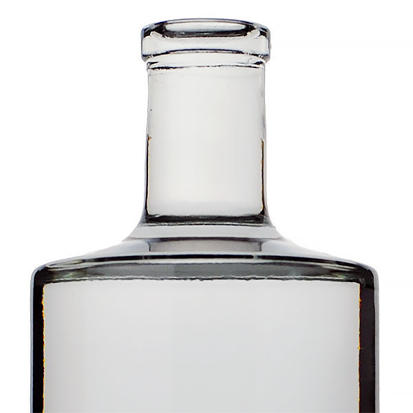 750ML FLINT GLASS JERSEY BAR TOP ROUND - 21.5MM NECK-detail image