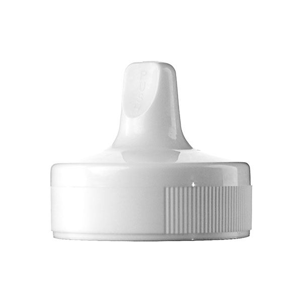 1012888 : 38-400 WHITE PP RIB SIDE CONDIMENT TAB SNAP TOP WITH 4.75MM ORIFICE