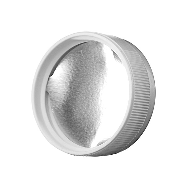 38-400 WHITE PP RIB SIDE CONDIMENT TAB SNAP TOP WITH 4.75MM ORIFICE-detail image