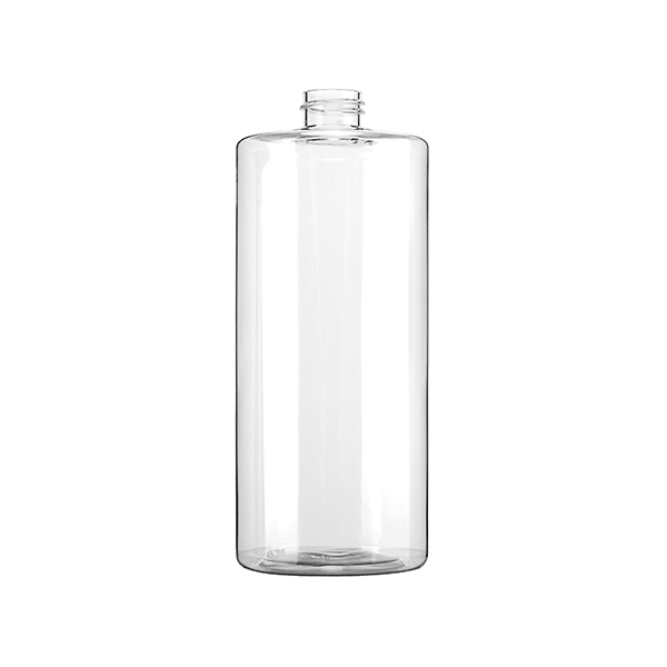 N1012892 : 500ML CLEAR PET CYLINDER WITH 24-410 NECK FINISH