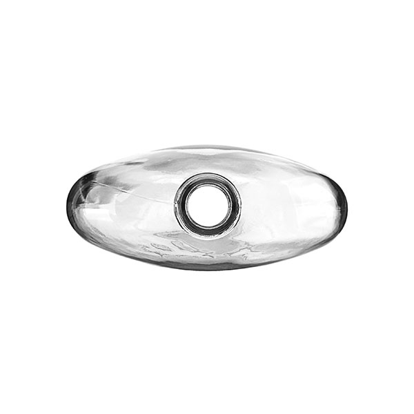500ML FLINT GLASS OVAL WITH 22-400 NECK FINISH-detail image