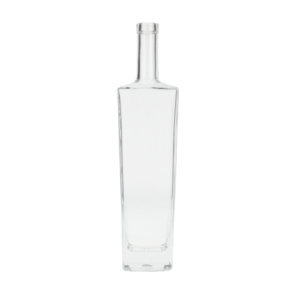 N1012910 : 750ML SUPER FLINT GLASS BROADWAY SPIRITS BAR TOP RECTANGULAR WITH 18.3MM NECK