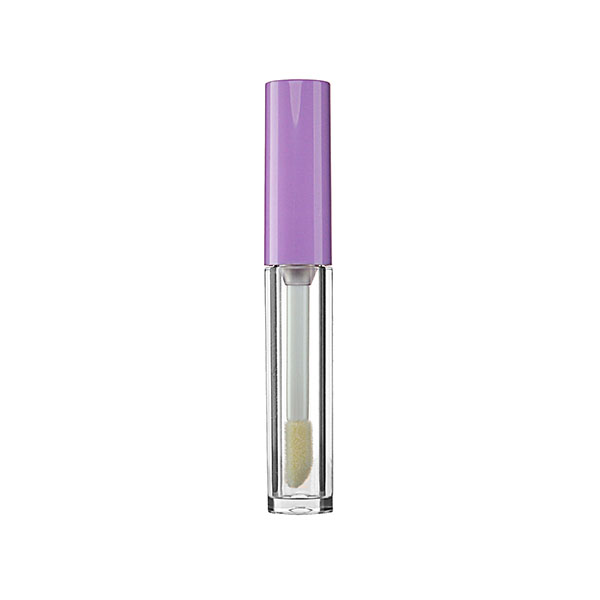 N1012944 : 1.5ML CLEAR AS LIP GLOSS TUBE WITH ABS CAP DOE FOOT PP WAND AND NATURAL PE WIPER