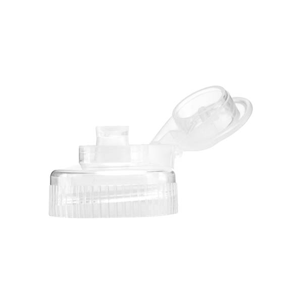 N1012964 : 28-400 NATURAL RIB SIDE PP FLIP TOP SOAPMATE DISPENSING CLOSURE - PLUG SEAL
